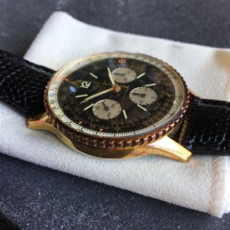 breitling navitimer 806 1st generation venus 178 movement gold/stainless|breitling 806.